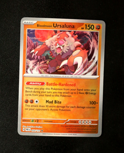 Pokemon Card - Bloodmoon Ursaluna 054/131 Master Ball Prismatic Evolutions - NM⭐ - Image 1