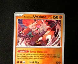 Pokemon Card - Bloodmoon Ursaluna 054/131 Master Ball Prismatic Evolutions - NM⭐ - Image 2