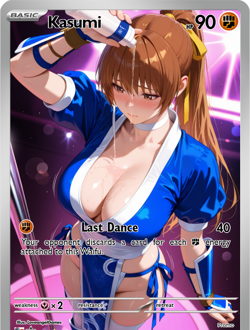 LoveangelGames-Season 2- Custom Card- Waifu Universe- Kasumi - Image 1