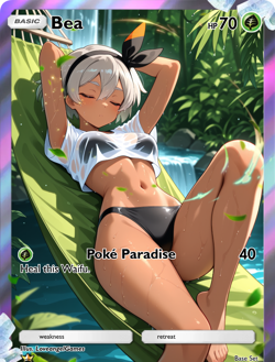 LoveangelGames-Season 4- Custom Card- Waifu Universe-Bea-Poke Paradise - Image 1