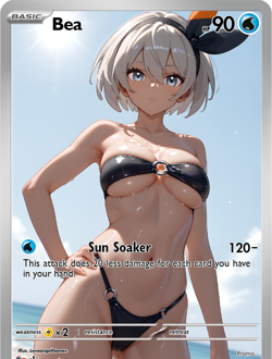 LoveangelGames-Season 2- Custom Card- Waifu Universe- Bea Promo - Image 1