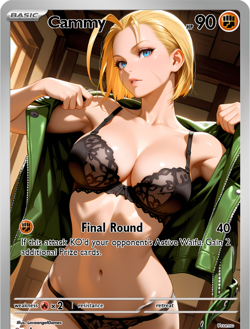 LoveangelGames-Season 2- Custom Card- Waifu Universe-Cammy - Image 1