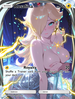 LoveangelGames-Season 4- Custom Card- Waifu Universe-Rosalina-Royalty - Image 1