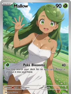 LoveangelGames-Season 2- Custom Card- Waifu Universe- Mallow - Image 1