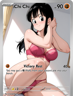 LoveangelGames-Season 2- Custom Card- Waifu Universe- ChiChi - Image 1