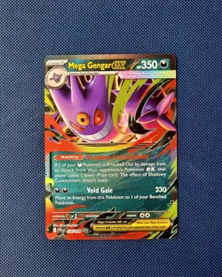 Pokemon Card Mega Gengar ex 056/094 Phantasmal Flames Double Rare NM/MINT - Image 1