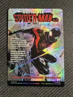 Magic The Gathering Miles Morales (0234) (Borderless) Marvel's Spider-Man Foil - Image 2