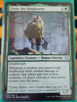 MTG - Commander EDH Deck - Deathtouch / Infect - Fynn, the Fangbearer 🤢 - Image 1