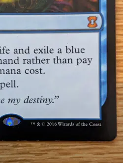 MTG Eternal Masters Force of Will Mythic Rare [NM] Near Mint - Image 3