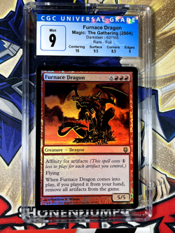 MTG Magic The Gathering CGC 9 Furnace Dragon Darksteel 62/165 FOIL PSA - Image 2
