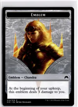 Emblem - Chandra, Roaring Flame Normal T Magic Origins 14 NM - Image 1
