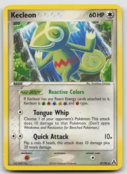 Pokemon Card Kecleon Uncommon Legend Maker 37/92 - Image 1