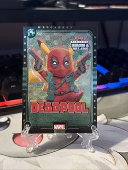 Deadpool Pikachu Pokemon Heroes & Villains Green Holo - Image 3