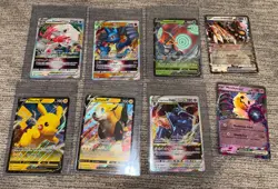 Pokemon TCG Scarlett & Violet SWSH Jumbo Card Lot (x8) - Image 1