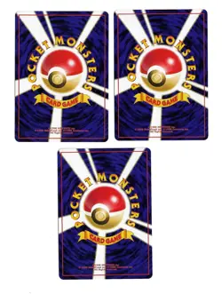 1996 Pokemon Haunter Japanese Base Set Never Played # 093 X3 - Image 2