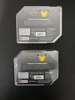 Pokemon TCG Celebrations 25th Charizard V and Sylveon V Big Tin pair Sealed - Image 2