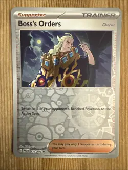 Boss's Orders 172/193 Reverse Holo Rare Pokemon Scarlet & Violet Paldea Evolved - Image 1