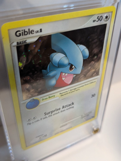 Holographic Gible (Pokemon Pop Series 6 - 2007) Near Mint + (NM+) + Swirl - Image 5