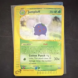 Pokemon Jumpluff Aquapolis Holo Rare 70 HP Stage 2 H13/H32 Nintendo 2002 English - Image 1