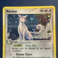 Pokemon Persian EX FireRed & LeafGreen 44/112 80 HP Stage 1 Holo Trading Card - Image 2