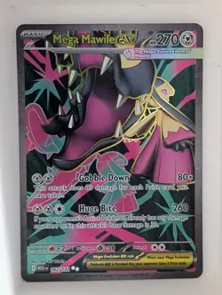 Mega Mawile ex FULL ART / ULTRA RARE 162/132 Mega Evolution Pokemon TCG - Image 1