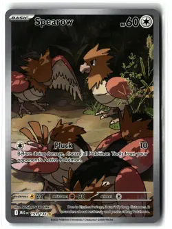 Spearow ⭐ 151/132 Holo Illustration Rare Mega Evolution 2025 Pokemon NM - Image 1