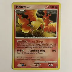 Moltres LV.47 Majestic Dawn Holo Rare Pokemon TCG 10/100 LP Single! - Image 1