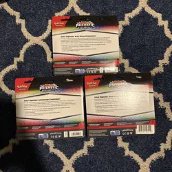 Pokemon TCG Prismatic Evolutions Tech Sticker Collection Set Lot Of 3 Sealed New - Image 2