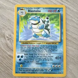 Pokemon TCG Blastoise Base Set Holo Rare 2/102 Unlimited 1999 English - Image 1