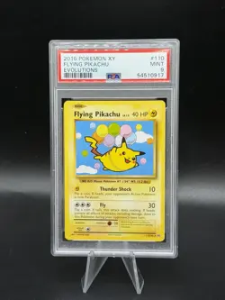 2016 POKEMON XY EVOLUTIONS #110 FLYING PIKACHU PSA 9 - Image 1