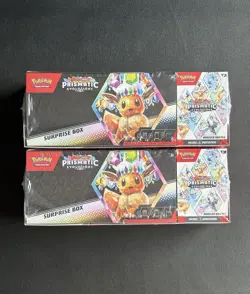 Pokemon TCG Prismatic Evolutions Booster Bundle + Surprise Box Bundle (2) - Image 1