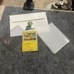 POKEMON PIKACHU SWSH039 BLACK STAR PROMO HOLO - Image 3