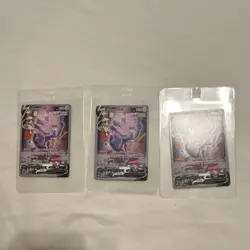 Pokemon Genesect V Fusion Strike Holo English Cards Lot of 3 - TCG Collectible - Image 1