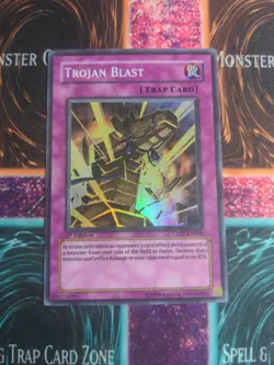 Yu-Gi-Oh! Trojan Blast CDIP-EN056 1st Edition Super Rare NM - Image 1