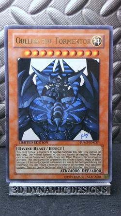 | Yugioh Obelisk the Tormentor JUMP-EN037 Ultra Shonen Jump Magazine HP 🔥 | - Image 1