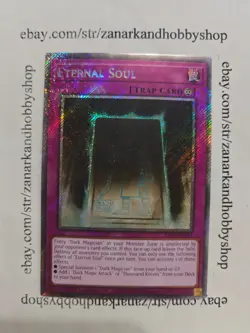 YuGiOh Eternal Soul RA04-EN247 Platinum Secret Rare - Image 1