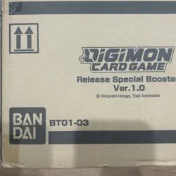 BANDAI DIGIMON CARD GAME RELEASE SPECIAL BOOSTER VER 1.0 CASE 288 PACKS BT01-03 811039034320 - Image 2