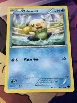 Pokemon TCG Cards - Oshawott 30/114 Common / XY Steam Siege - Image 1
