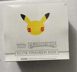 Pokemon Trading Card Game: Celebrations Elite Trainer Box 25th Anniversary ETB - Image 1