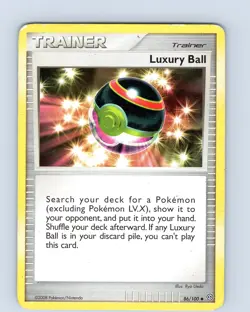 Pokemon TCG Luxury Ball D&P Stormfront 86/100 Regular Uncommon Card Played HP - Image 1