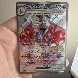 Pokemon Charizard ex Promo Tera Holo Card Scarlet & Violet 074 NM - Image 1
