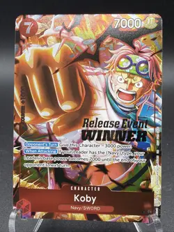 Koby OP12 Release Event Winner One Piece Promo Card P-092 - Image 1
