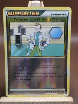 Pokemon Card Professor Elm's Training Method REVERSE HOLO 82/95 Call of Legends - Image 1