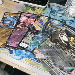 Pokemon Oversized Card Lot Of 5 Destined Rivals Stellar Crown Surging Sparks NM - Image 1