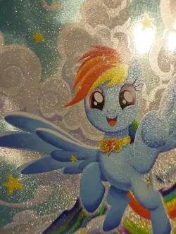 Kayou My little Pony TCG Cards vol.1 BP01-RR05 Rainbow Dash Mint - Image 2