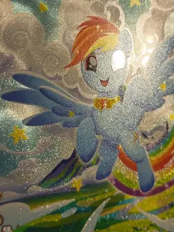 Kayou My little Pony TCG Cards vol.1 BP01-RR05 Rainbow Dash Mint - Image 3