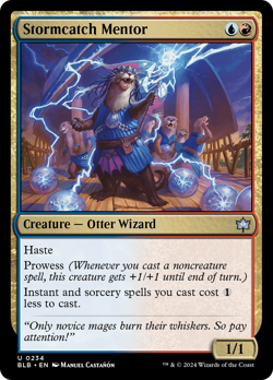 Stormcatch Mentor [Bloomburrow] Foil Near Mint - Image 1