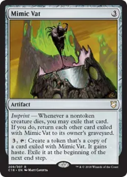 x1 Mimic Vat R MTG Commander 2018 M/NM, English - Image 1