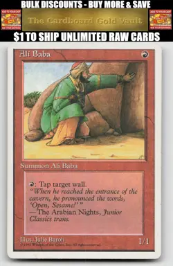 Magic_the_gathering Fourth Edition # Ali Baba - Image 1