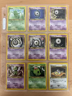 NM COMPLETE Pokemon 1st Ed Edition NEO DISCOVERY Set 39 Card Common- UnCOMMON - Image 4